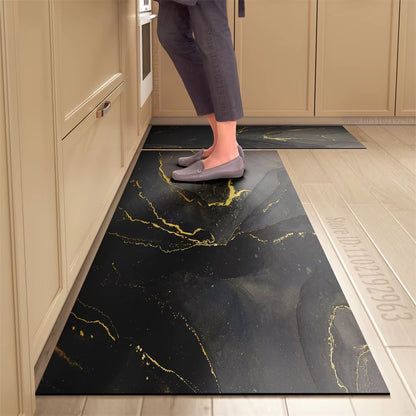 Non-Slip Kitchen Mat Long Rugs Crystal Velvet Carpet for Living Room Absorbent Foot Mats Bedroom Doormat Alfombra Small Rugs