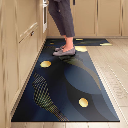 Non-Slip Kitchen Mat Long Rugs Crystal Velvet Carpet for Living Room Absorbent Foot Mats Bedroom Doormat Alfombra Small Rugs
